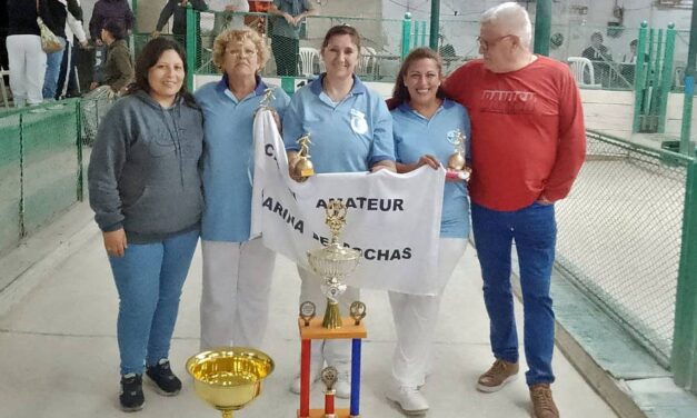 Bochas: se jugó el Campeonato Argentino de Damas en el Jorge Newbery y Rosario se llevó el primer puesto