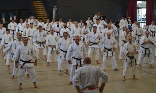 Gálvez fue sede del Encuentro Nacional Zona Litoral de las Escuelas de Karate Miyazato