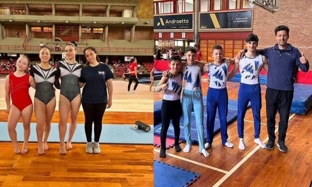 4 podios para SALTOS y reconocimiento a «Santi» Delamorclaz en el último Provincial de Gimnasia Artística